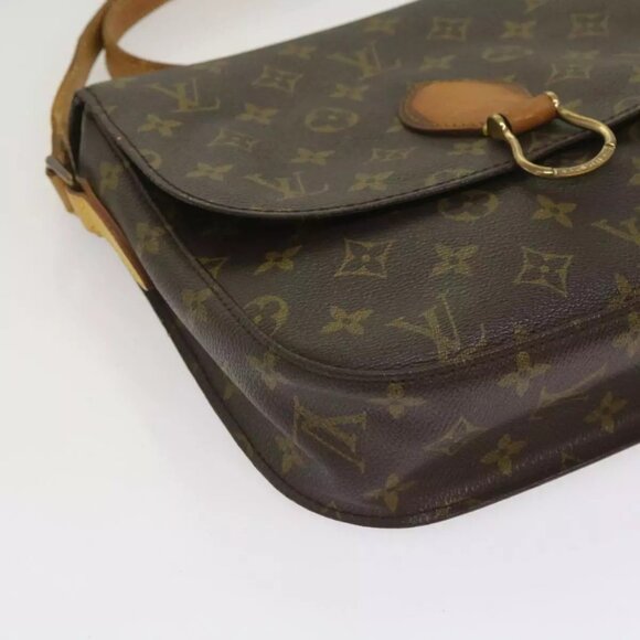 AUTHENTICITY GUARANTEED LOUIS VUITTON Monogram Saint Cloud GM Shoulder Bag - Picture 7 of 16
